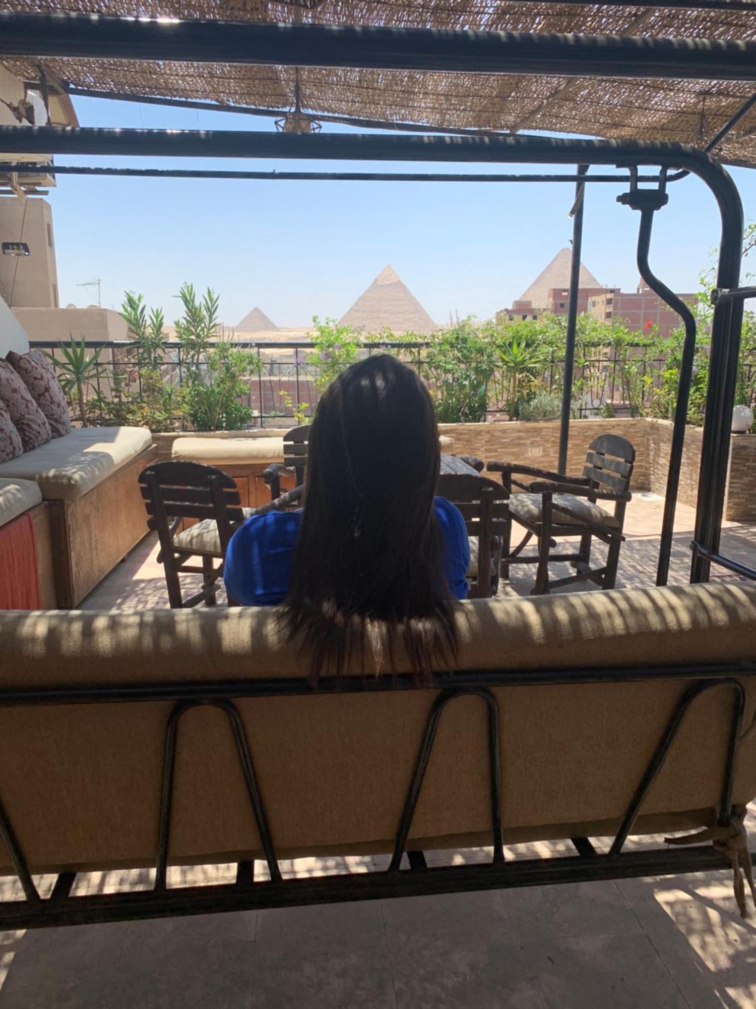 Draz Pyramids View Bed & Breakfast Kafret el-Gabal Eksteriør billede